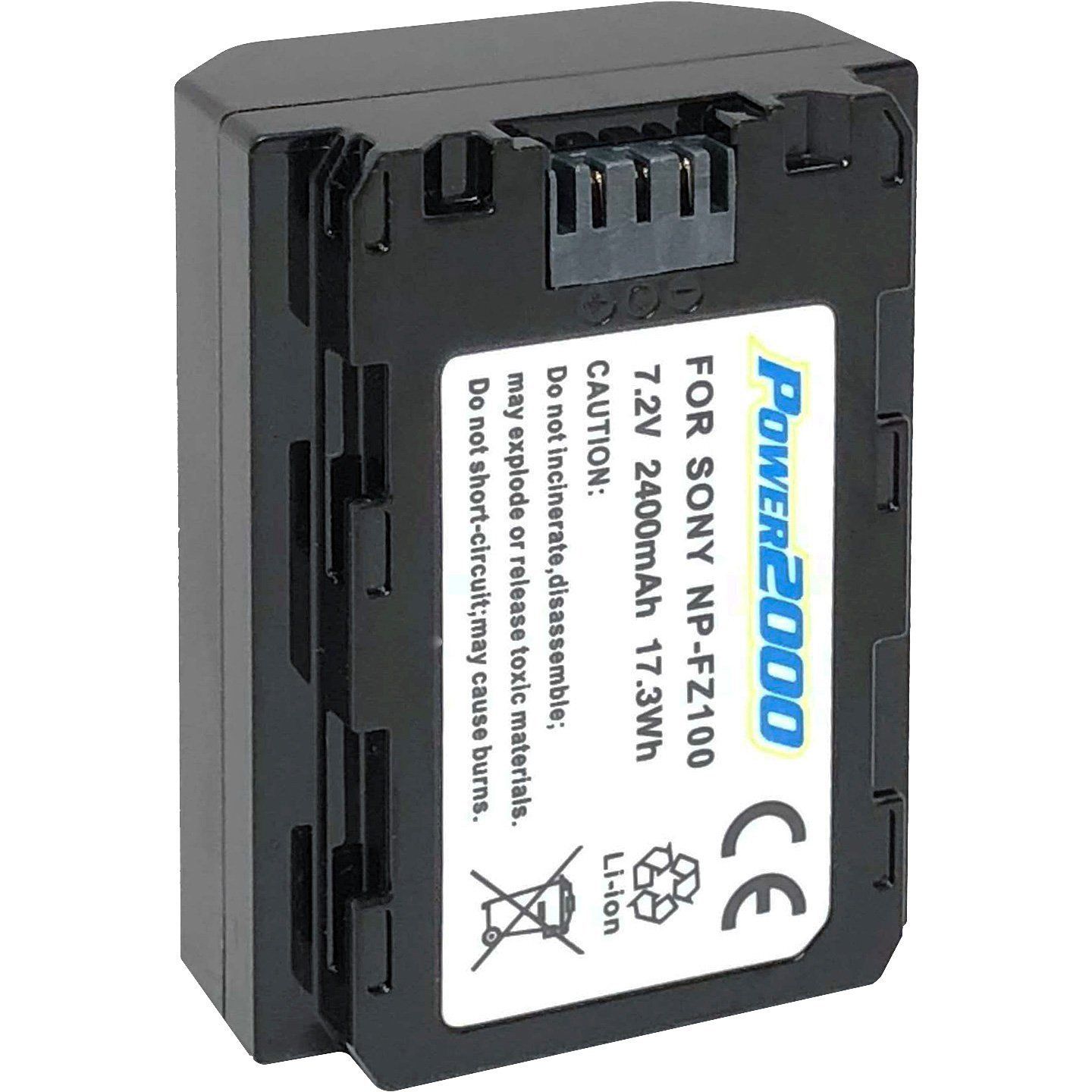 Power2000 FZ-100 Rechargeable Battery for Sony A7 III, A7R III, A9